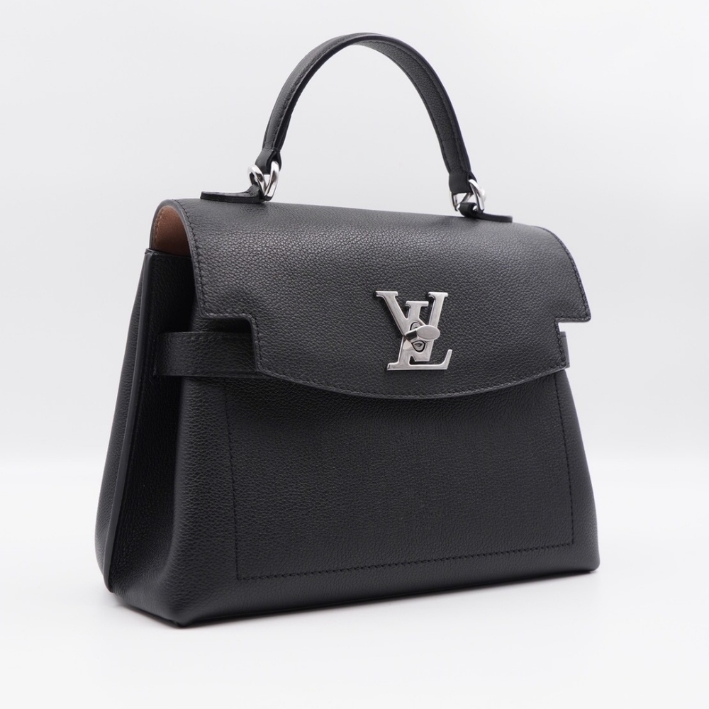 CE31 💟 Louis Vuitton Calfskin Lockme Ever BB Black - Picture 5 of 15